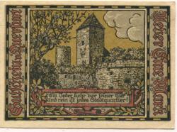 Querfurt - Stadt - 24.8.1921 - 1 Mark