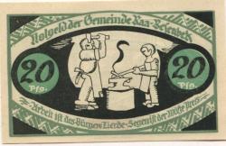 Raa Besenbek - Gemeinde - - 31.12.1921 - 20 Pfennig 