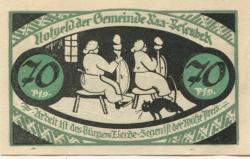 Raa-Besenbek - Gemeinde - - 31.12.1921 - 70 Pfennig 