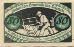 Raa-Besenbek - Gemeinde - - 31.12.1921 - 80 Pfennig 