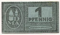 Radebeul - Dresdner Milchversorgungs-Anstalt, Filiale Radebeul, Leipziger Str. 69 - -- - 1 Pfennig 