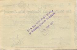 Radeburg - Stadt - 21.8.1923 - 1 Million Mark 
