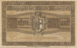 Radolfzell - Stadt - 1.12.1918 - 1.2.1919 - 10 Mark 