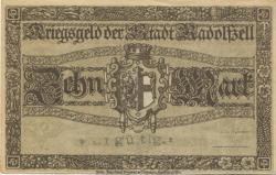 Radolfzell - Stadt - 1.12.1918 - 1.2.1919 - 10 Mark 