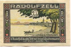 Radolfzell - Stadt - 15.12.1921 - 1 Mark 