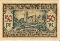 Raguhn - Stadt - August 1921 - 50 Pfennig 