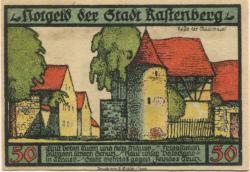 Rastenberg (Bad) - Stadt - -1.9.1921 - 50 Pfennig