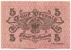 Rathenow - Stadt - 1.5.1917 - 5 Pfennig