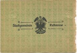 Rathenow - Stadt - 12.11.1918  - 20 Mark 
