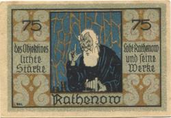 Rathenow - Stadt - -- - 75 Pfennig