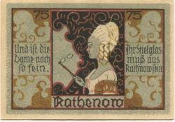 Rathenow - Stadt - -- - 75 Pfennig