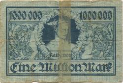 Rathenow - Stadt - 10.8.1923 - 1 Million Mark