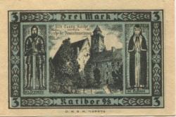 Ratibor - (heute: PL-Racibórz) - Stadtsparkasse - 10.5.1922 - 3 Mark