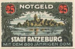Ratzeburg - Stadt - -- - 25 Pfennig