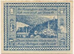 Rauenstein (heute: Frankenblick) - Gemeinde - 1920 - 25 Pfennig