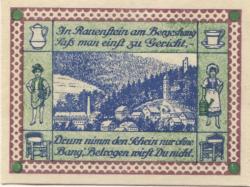 Rauenstein (heute: Frankenblick) - Gemeinde - 1920 - 50 Pfennig