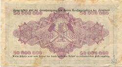Recklinghausen und Buer - Kreis und Stadt Recklinghausen, Stadt Buer - 15.9.1923 - 50 Millionen Mark