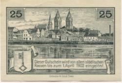 Rees - Stadt - 1920 - 25 Pfennig