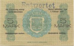 Regensburg - Stadt - (4./8.1918) - 5 Mark