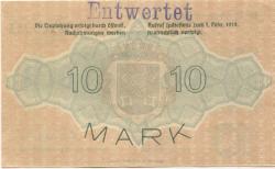 Regensburg - Stadt - (4./8.1918) - 10 Mark