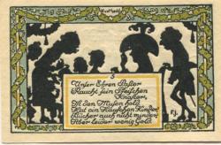 Rehburg - Sparkasse der Stadt - 1.5.1921 - 1.1.1922 - 50 Pfennig