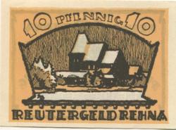 Rehna - Stadt - - 31.5.1922 - 10 Pfennig