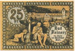 Reinerz (Bad) (heute: PL-Duszniki-Zdrój) - Stadt - 1.7.1921 - 25 Pfennig