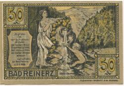 Reinerz (Bad) (heute: PL-Duszniki-Zdrój) - Stadt - 1.7.1921 - 50 Pfennig