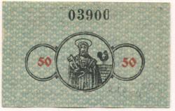 Reinerz (Bad) (heute: PL-Duszniki-Zdrój) - Hanke, Hermann, Mechanische Weberei - 30.12.1919 - 50 Pfennig
