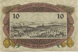 Reinerz (Bad) (heute: PL-Duszniki-Zdrój) - Hanke, Hermann, Mechanische Weberei - 1.4.1921 - 10 Pfennig