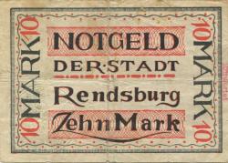 Rendsburg - Stadt - 10.10.1918 - 10 Mark 