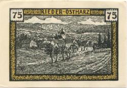 Rieder (heute: Ballenstedt) - 1.9.1921 - 75 Pfennig 