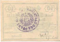 Rinteln - Stadt - September 1917 - 10 Pfennig 