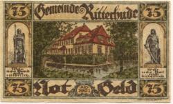 Ritterhude - Gemeinde - 1921 - 75 Pfennig 