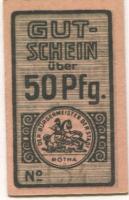 Rötha - Stadt - -- - 50 Pfennig
