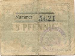 Rötha - Stadt - 1.3.1917 - 5 Pfennig