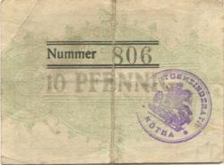 Rötha - Stadt - 1.3.1917 - 10 Pfennig