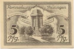 Ronneburg - Stadt - 1.5.1921 - 5 Pfennig