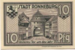 Ronneburg - Stadt - 1.5.1921 - 10 Pfennig