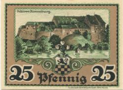 Ronneburg - Stadt - 1.5.1921 - 25 Pfennig