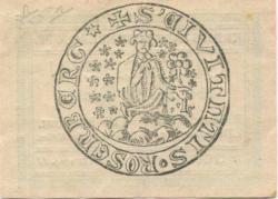 Rosenberg (heute: PL-Susz) - Stadt - 1.12.1917 - 1.4.1919 - 10 Pfennig