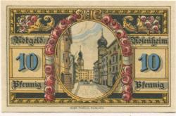 Rosenheim - Stadt - 16.2.1921 - 10 Pfennig