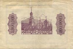 Rosenheim - Stadt - 20.8.1923 - 31.12.1923 - 1 Million Mark