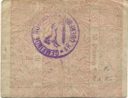 Roßbach (heute: Braunsbedra) - Gemeinde - - 31.12.1921 - 10 Pfennig