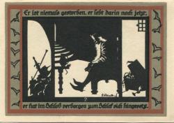 Roßla (heute: Südharz) - Gemeinde - 1.7.1921 - 50 Pfennig