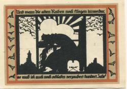 Roßla (heute: Südharz) - Gemeinde - 1.7.1921 - 50 Pfennig