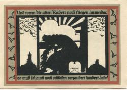 Roßla (heute: Südharz) - Gemeinde - 1.7.1921 - 50 Pfennig