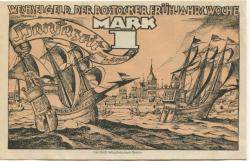 Rostock - Rostocker Frühjahrswoche - 1922 - 1 Mark