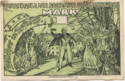 Rostock - Rostocker Frühjahrswoche - 1922 - 1 Mark