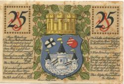 Rotenburg - Kreissparkasse, Fleckensparkasse und Genossenschaftsbank für Landwirtschaft, Handel und Gewerbe - 1.1.1920 - 25 Pfennig